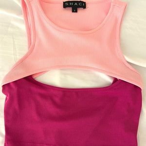 SHACI Two Tone Peak Top